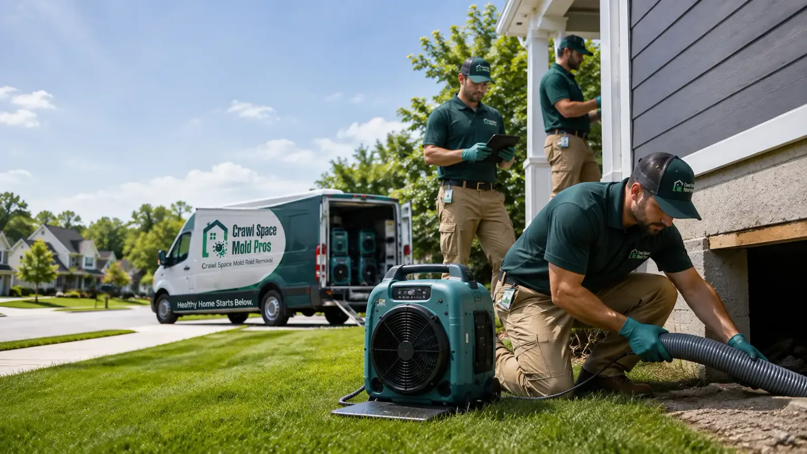 Crawl Space Mold Removal in Perkasie, PA